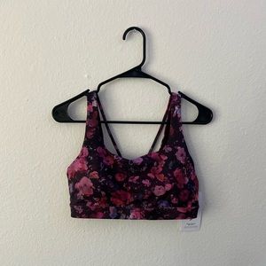 Athleta Exhale Printed Sports Bra